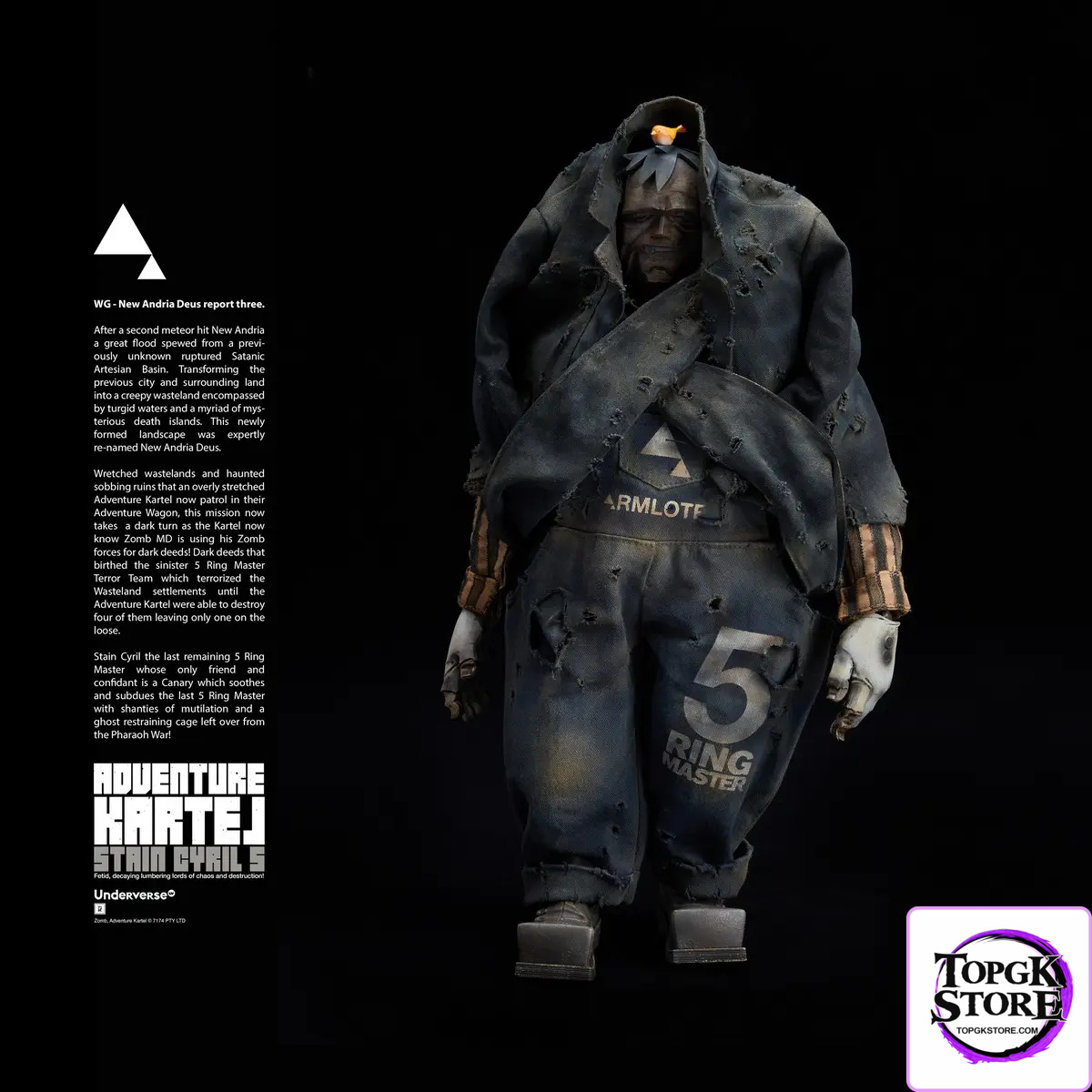 UNDERVERSE – Adventure Kartel 5 Ring Master – Stain Cyril 1/6 Action Figure (Licensed) - Photo 3 | TopGKStore