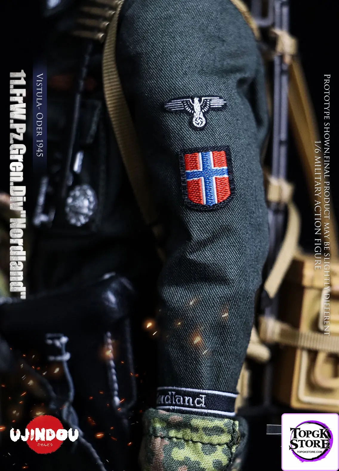 UJINDOU – 1/6 WWII 11. FrW. Pz. Gren. Div “Nordland”, Vistula – Oder 1945 UD9051 (Licensed) - Photo 1