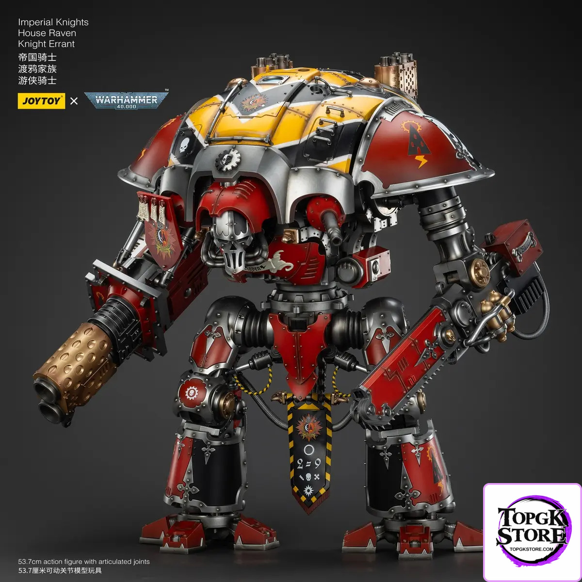 JOYTOY – Ultramarines Relic Secundus Armour & Imperial Knights House Raven Knight Errant JT01536 JT9305 (Licensed)