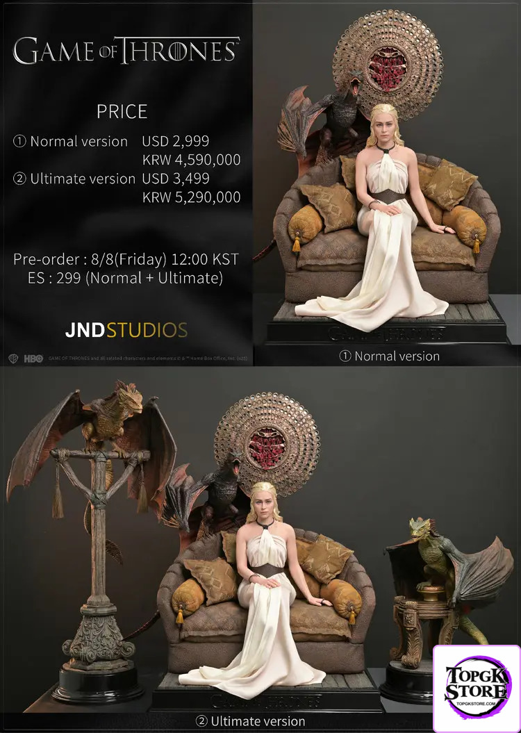 JND Studio – 1/3 Daenerys Targaryen of Game of Thrones HMS-025 HMS-025U (Licensed) - Photo 32 | TopGKStore