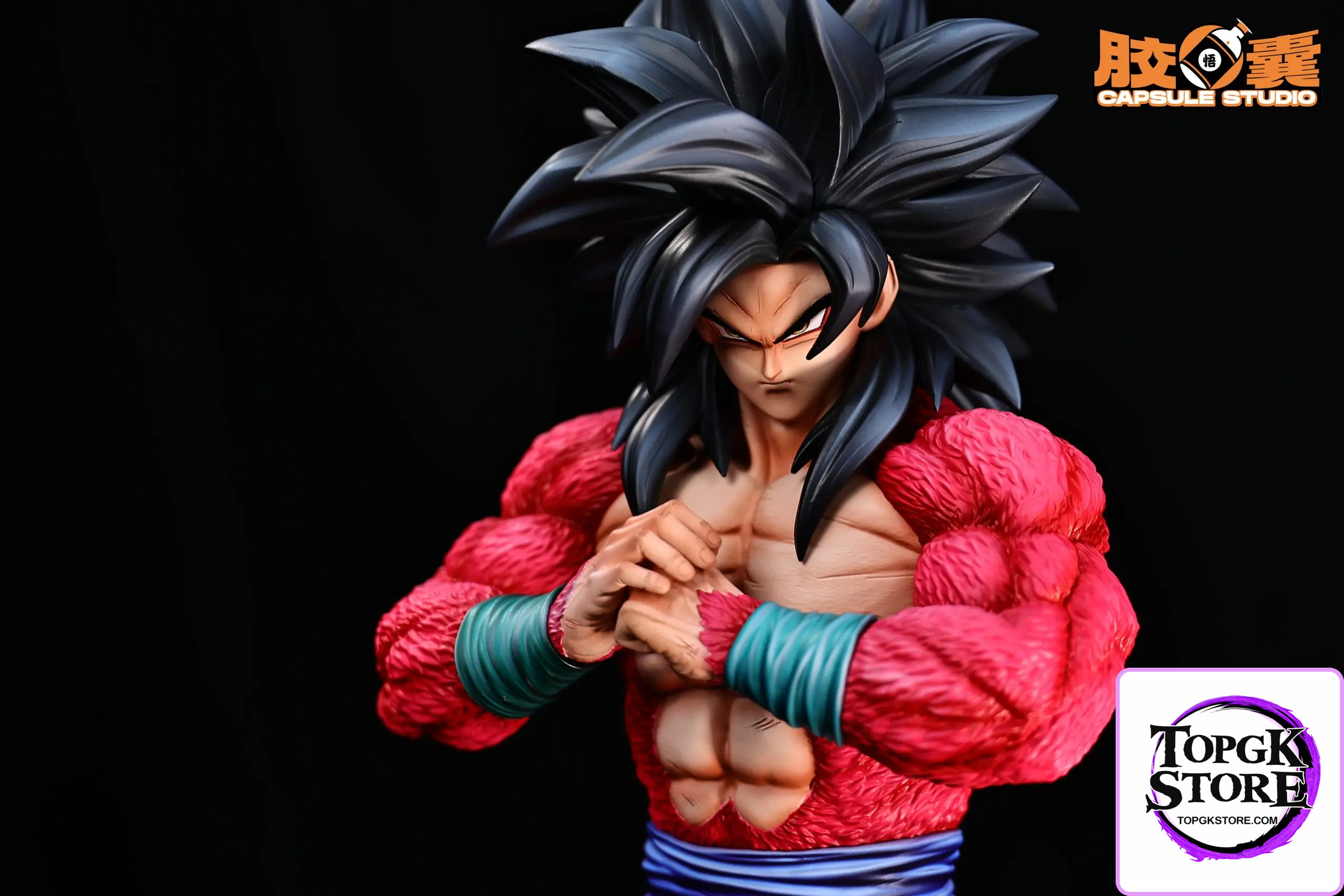 Capsule Studio – Dragon Ball Super Saiyan 4 Goku Clasps His Fists - Photo 13 | TopGKStore