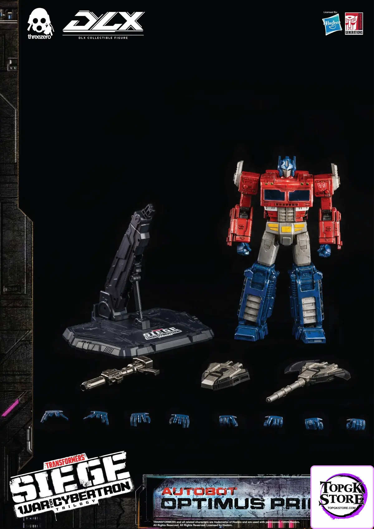 Threezero – Transformers: War for Cybertron 10-inch DLX Optimus Prime (Licensed) - Photo 3 | TopGKStore