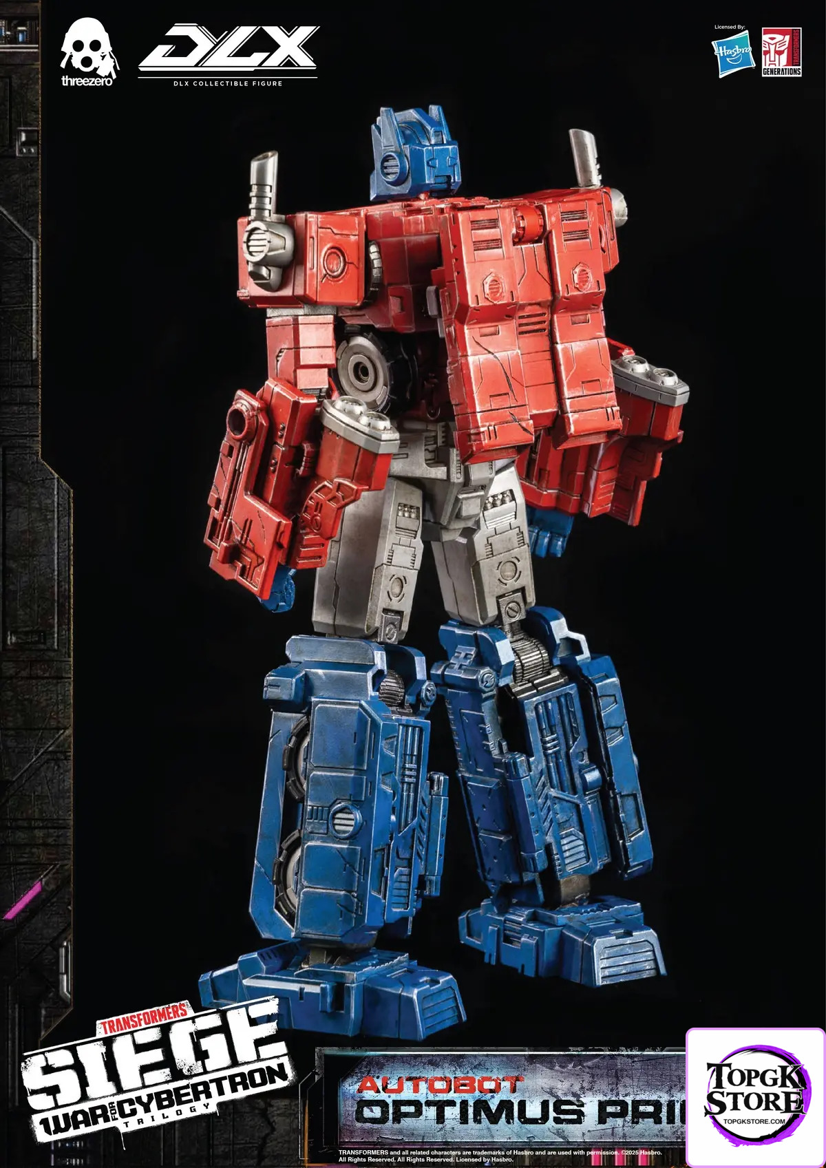 Threezero – Transformers: War for Cybertron 10-inch DLX Optimus Prime (Licensed) - Photo 5 | TopGKStore