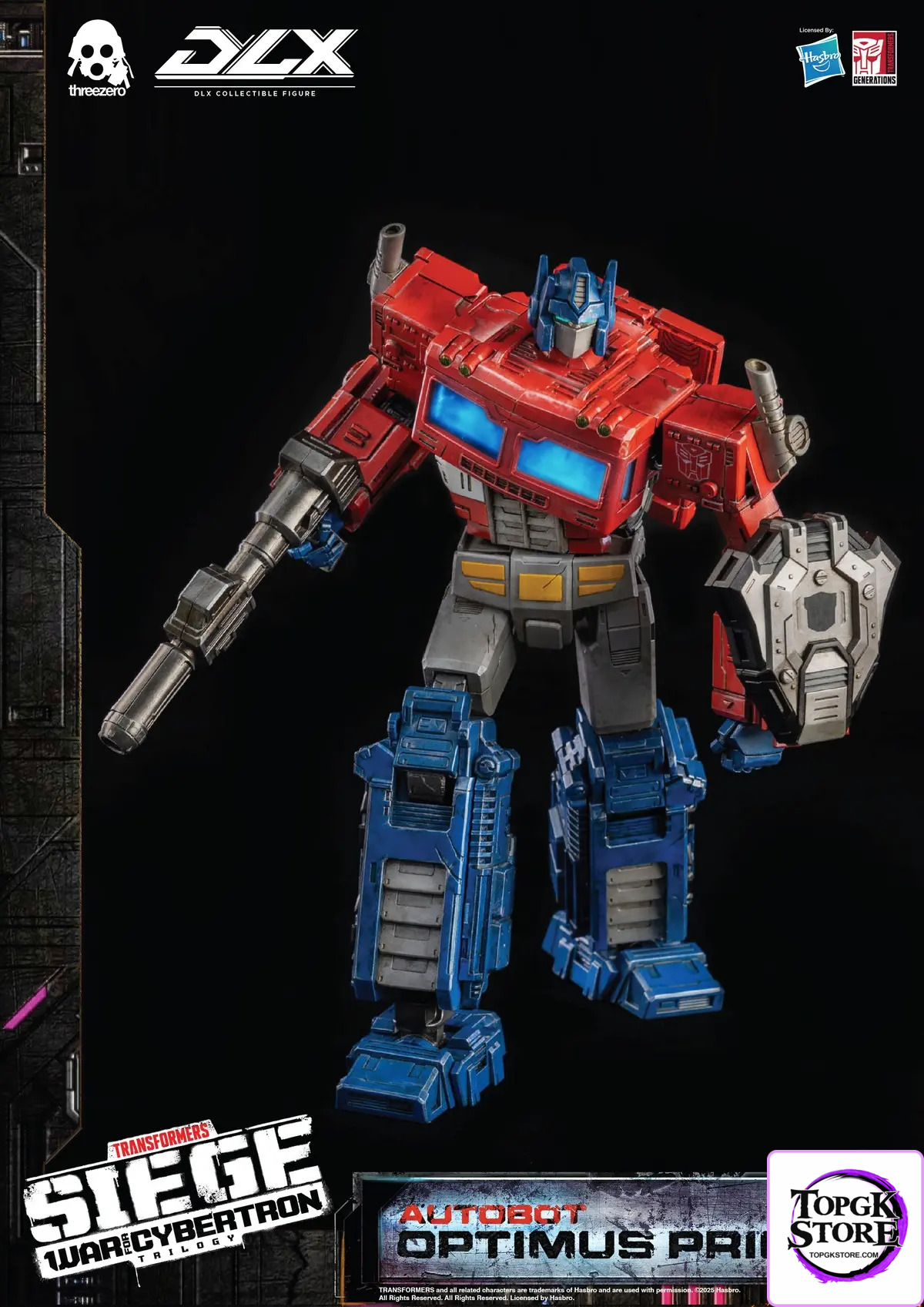 Threezero – Transformers: War for Cybertron 10-inch DLX Optimus Prime (Licensed) - Photo 7 | TopGKStore