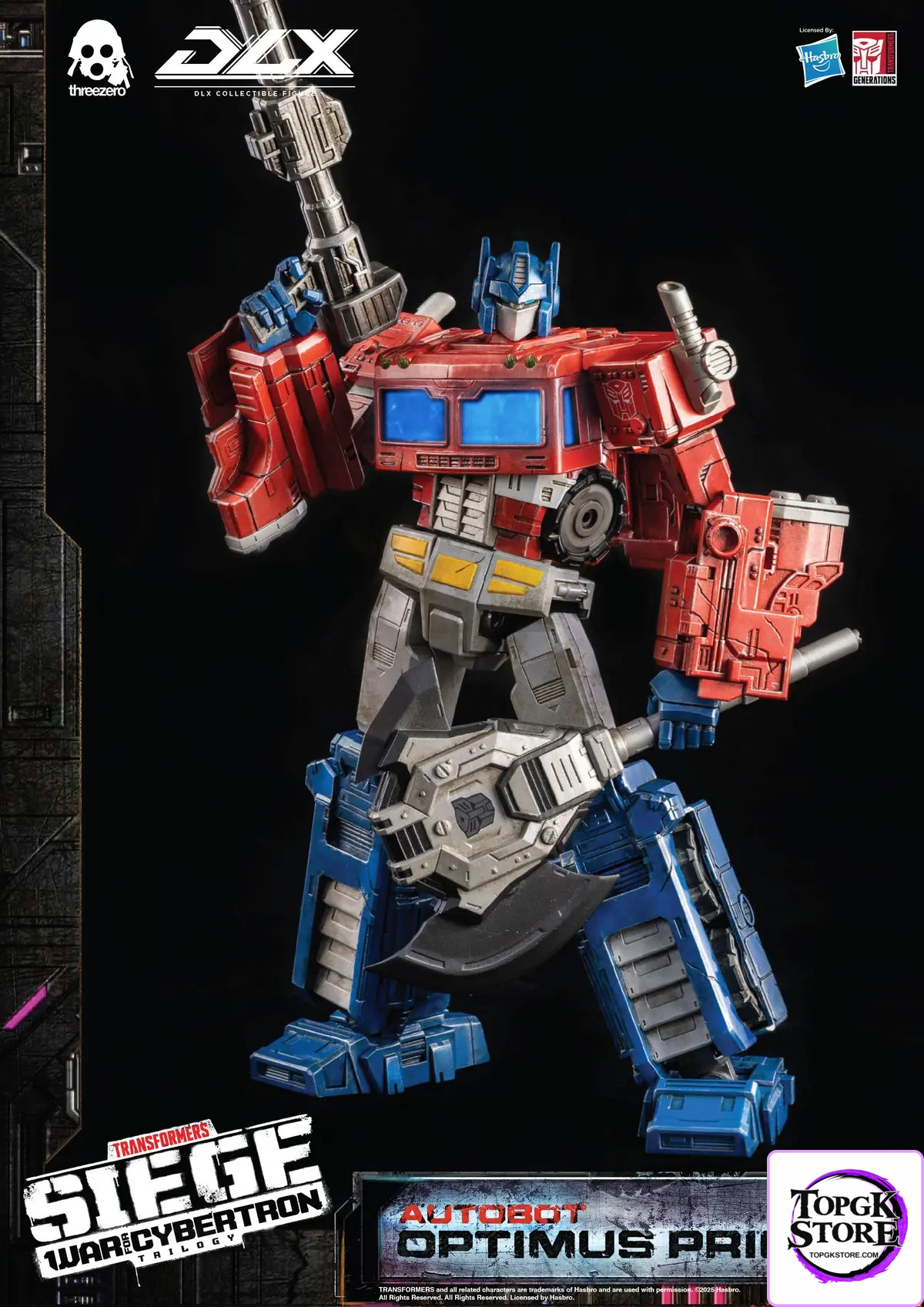 Threezero – Transformers: War for Cybertron 10-inch DLX Optimus Prime (Licensed) - Photo 9 | TopGKStore
