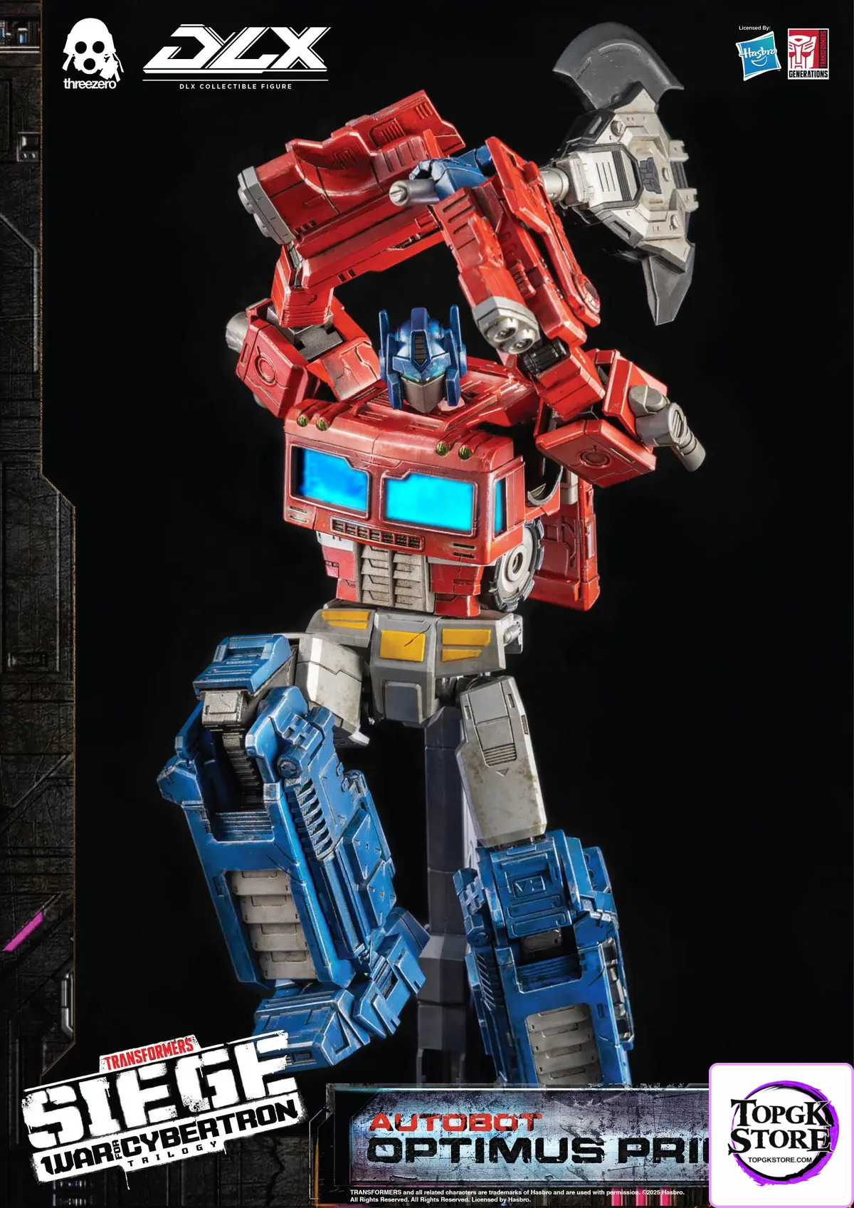 Threezero – Transformers: War for Cybertron 10-inch DLX Optimus Prime (Licensed) - Photo 20 | TopGKStore
