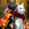 JXK – Twinbound Cats JXK327 (Licensed) - Photo 1 | TopGKStore