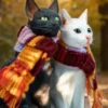 JXK - Twinbound Cats JXK327 (Licensed) - Photo 1 | TopGKStore
