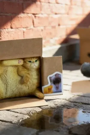 JXK - Cardboard Box Cat JS2504 (Licensed) - Photo 1 | TopGKStore