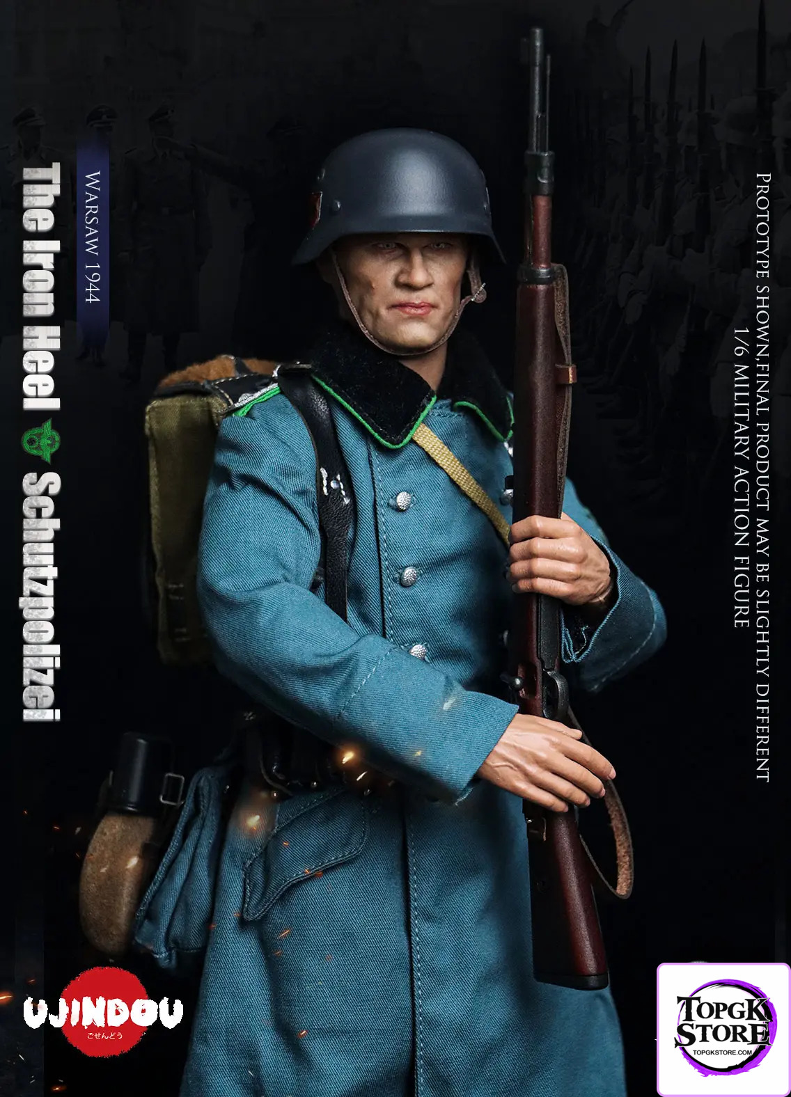 UJINDOU – 1/6 The Iron Heel-WWII German Schutzpolizei Warsaw 1944 UD9057 (Licensed) - Photo 6 | TopGKStore