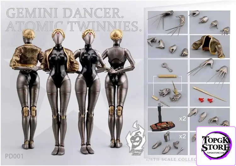 Pepper Doll – Original 1/6 Mechanical Maid Double Set Action Figure PD001 - Photo 17 | TopGKStore