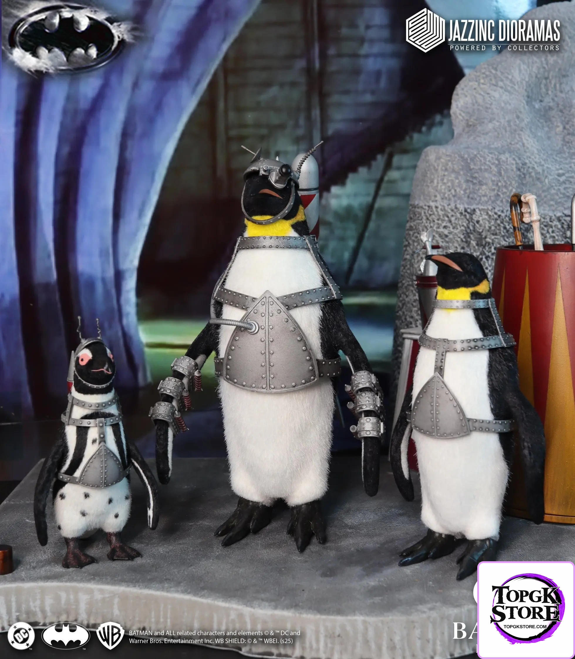 Jazzinc Dioramas Studio – Penguin Army 3 Piece Accessory Set (Batman Returns) 1/6 Scale (Licensed) - Photo 1 | TopGKSto