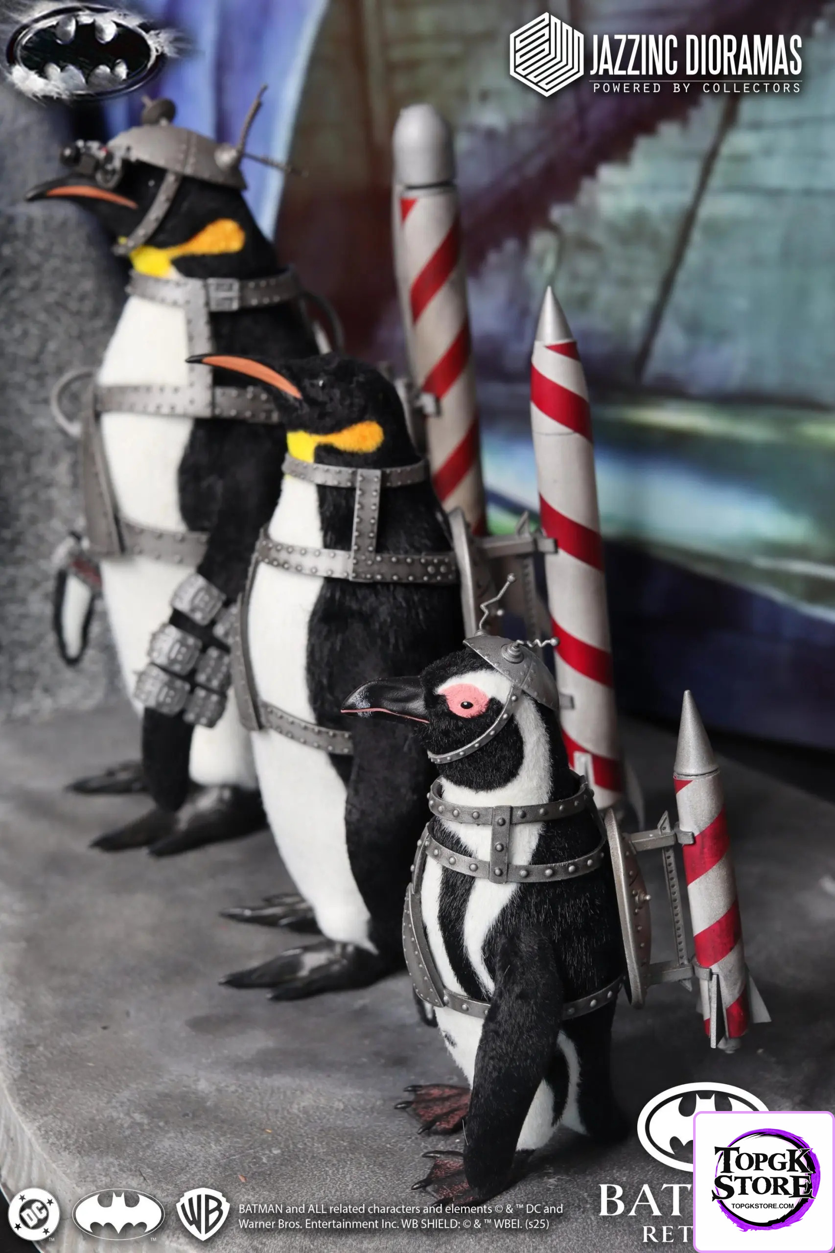 Jazzinc Dioramas Studio – Penguin Army 3 Piece Accessory Set (Batman Returns) 1/6 Scale (Licensed) - Photo 2 | TopGKSto