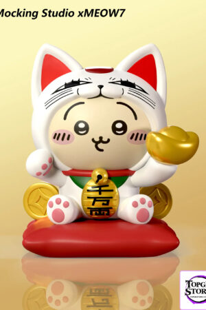 MOCKING Studio – chiikawa Usagi cos Turbo Granny Lucky Cat Figurine - Photo 1 | TopGKStore