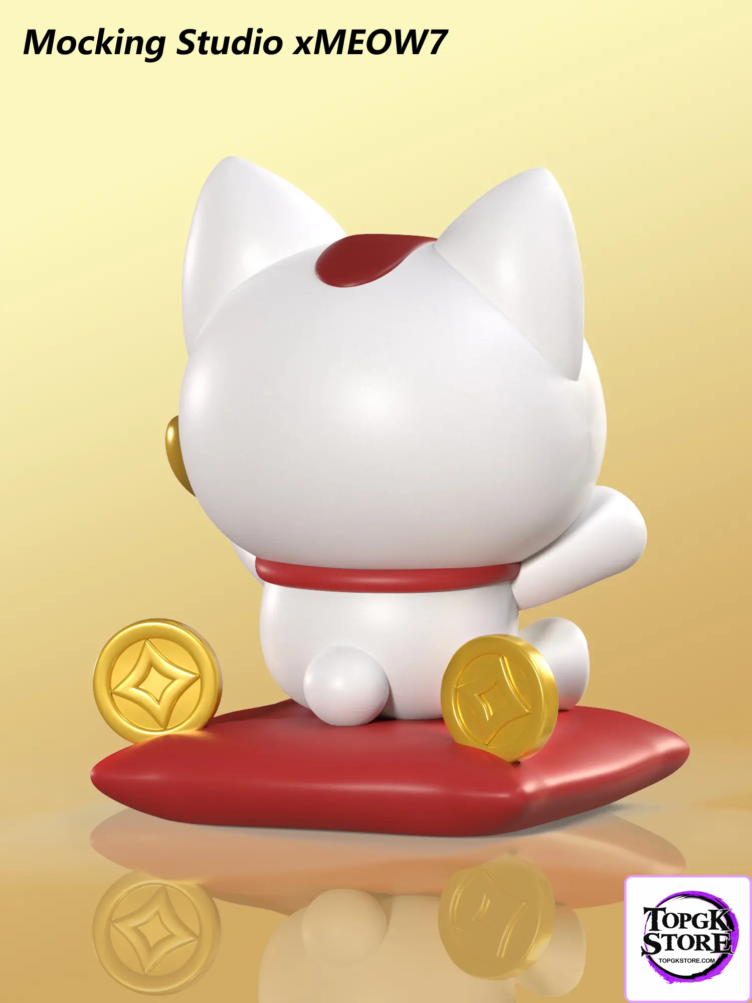 MOCKING Studio – chiikawa Usagi cos Turbo Granny Lucky Cat Figurine - Photo 4 | TopGKStore