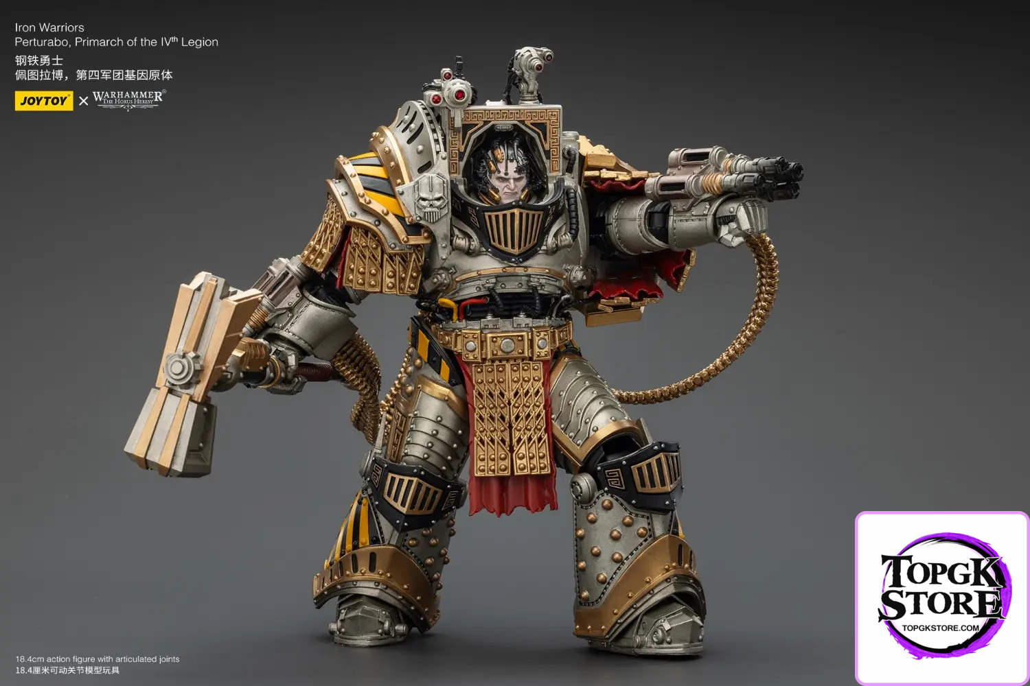 JOYTOY – Iron Warriors Perturabo, Primarch of the lVth Legion (Licensed) - Photo 17 | TopGKStore