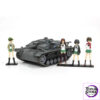 PLATZ – Girls und Panzer: The Final Chapter 1/35 Chibi Scale with Squad Figures – Panzer III Ausf. F Tank (Licens