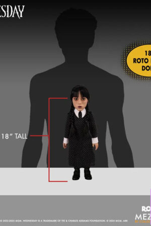 Mezco Studio – Roto Plush The Addams Family TV Series Wednesday Action Figure (Licensed) - Photo 2 | TopGKStore