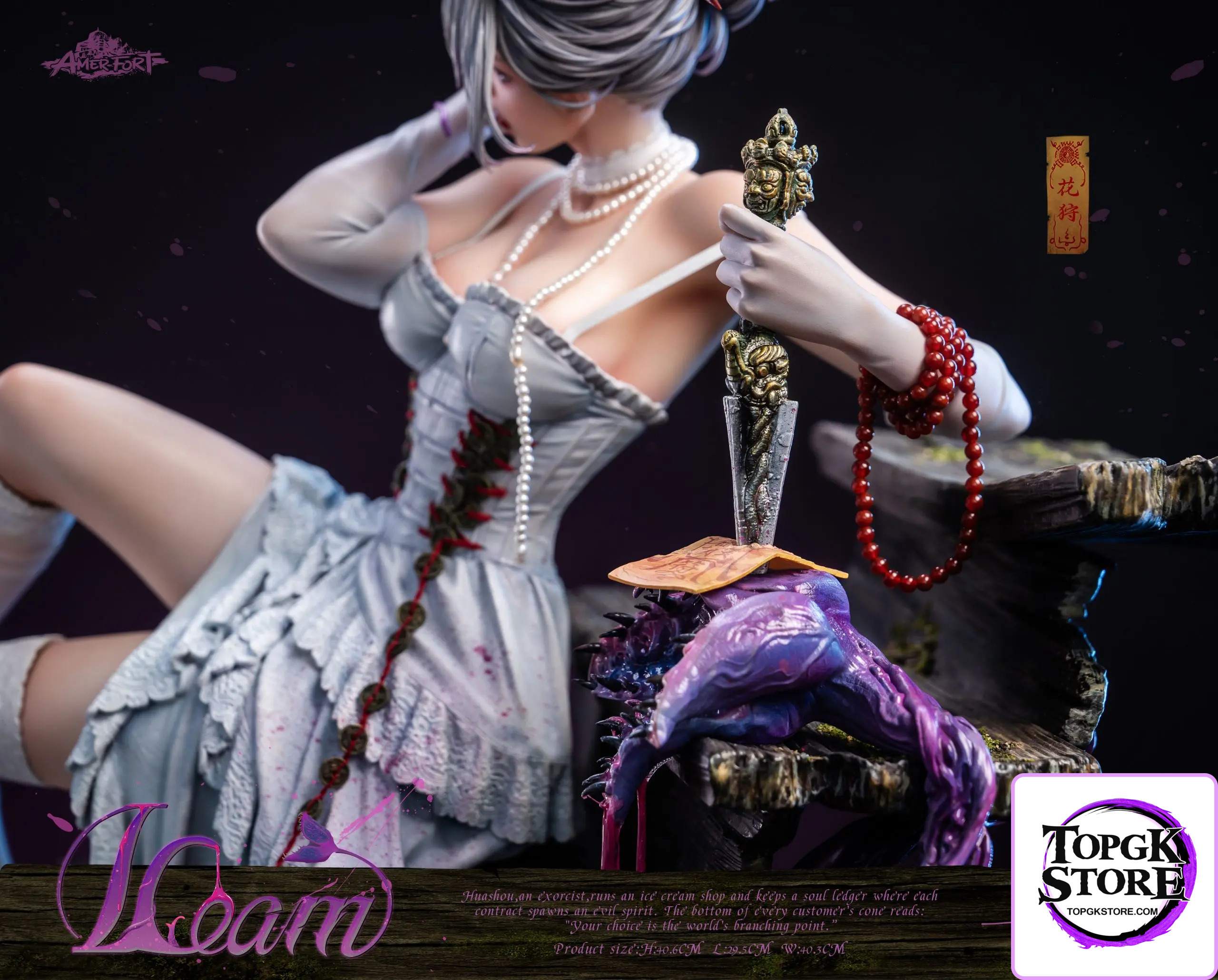 PJ Studio – AmerFort × LouLL_Aroll Hua Shou 1/4 Scale Statue AFYC-HS13 (Licensed) - Photo 5 | TopGKStore