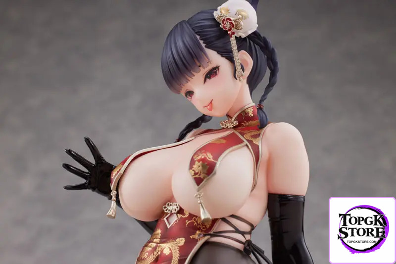 DIGIGIRL – Dragon Chinese Dress Sugata no Ane no Tomodachi Illustrated by Daiki Kase 1/6 Complete Figure (Licensed) - P
