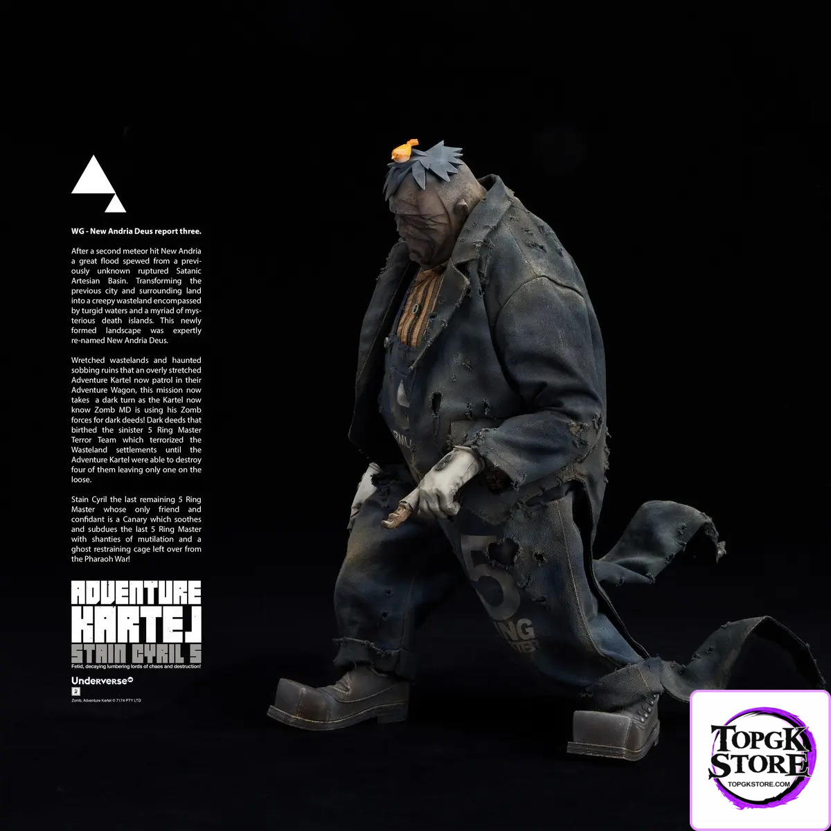UNDERVERSE – Adventure Kartel 5 Ring Master – Stain Cyril 1/6 Action Figure (Licensed) - Photo 19 | TopGKStore