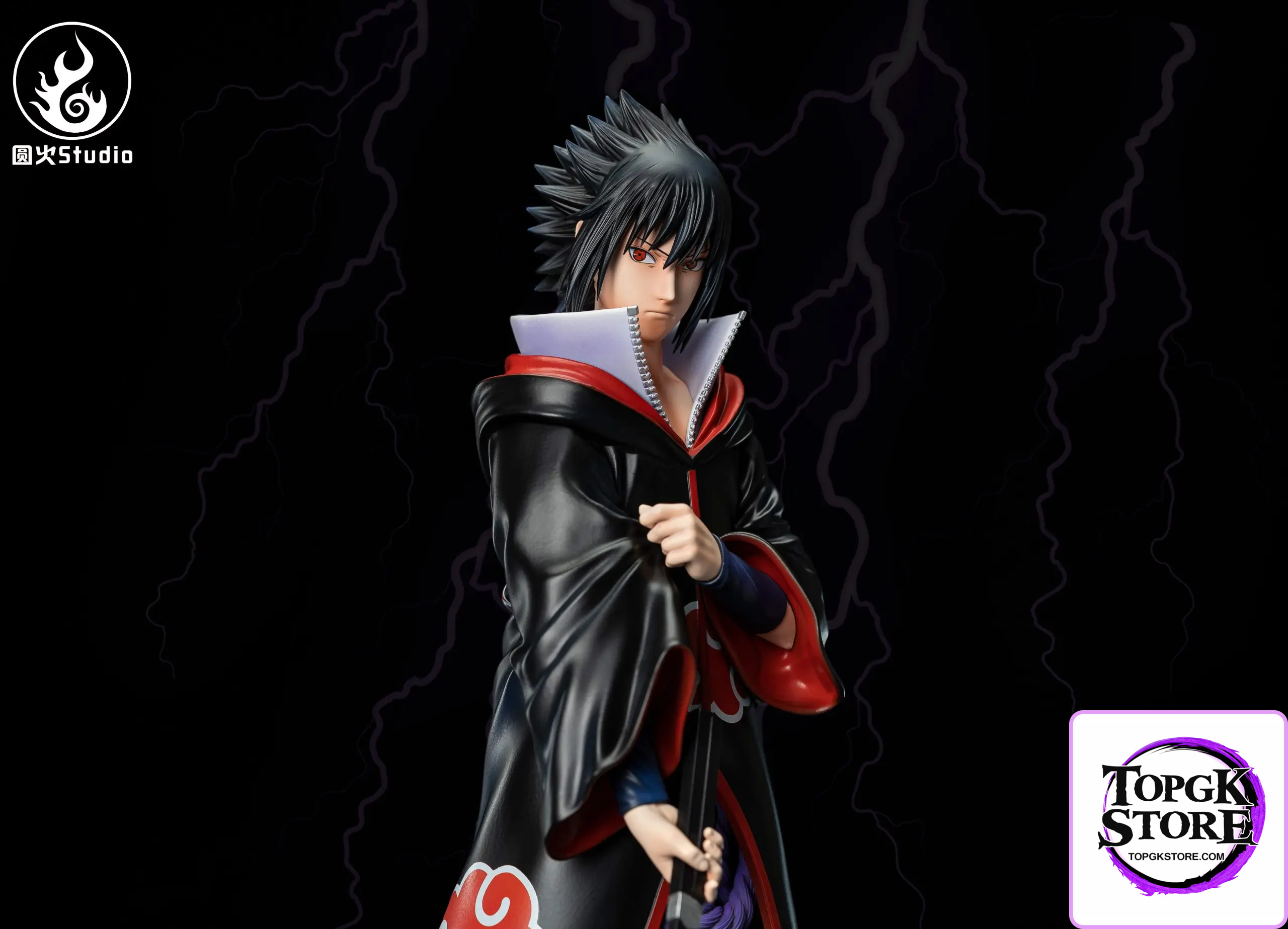 Yuan Huo Studio – Naruto Black Robe Cool Man Uchiha Sasuke - Photo 2 | TopGKStore