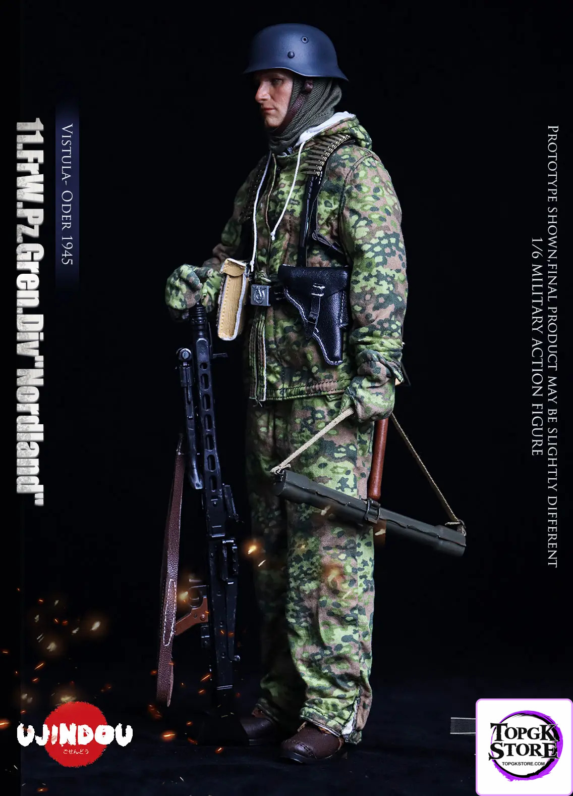 UJINDOU – 1/6 WWII 11. FrW. Pz. Gren. Div “Nordland”, Vistula – Oder 1945 UD9051 (Licensed) - Photo 1