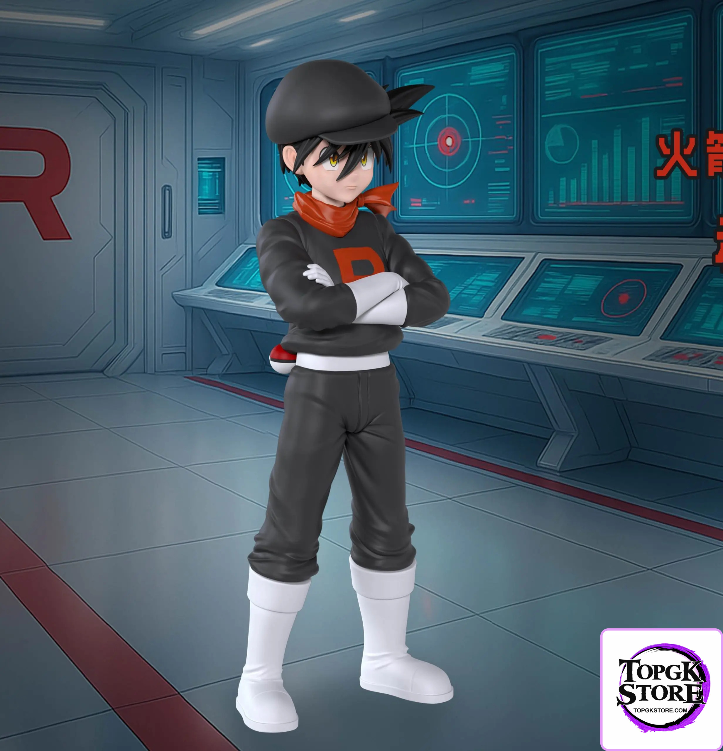 JB Studio – Pokémon Red Team Rocket Uniform - Photo 1 | TopGKStore
