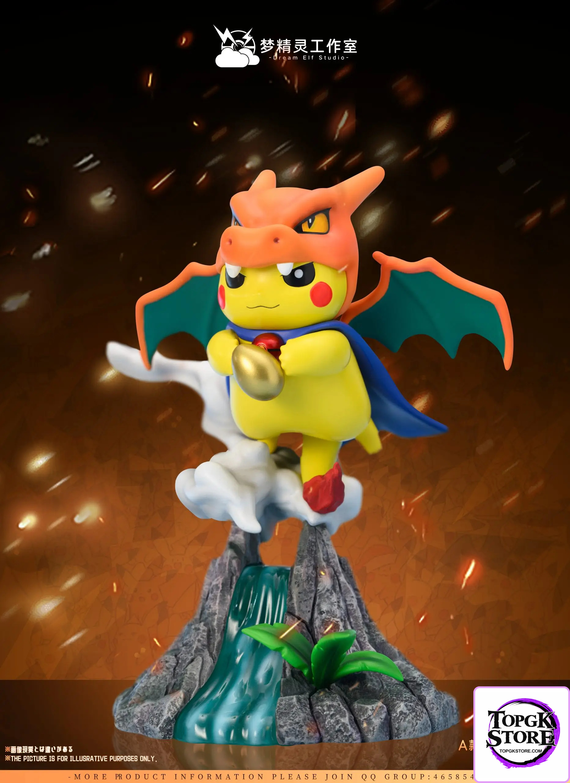 DREAM ELF Studio – Pokémon Pikachu COS Charizard - Photo 4 | TopGKStore