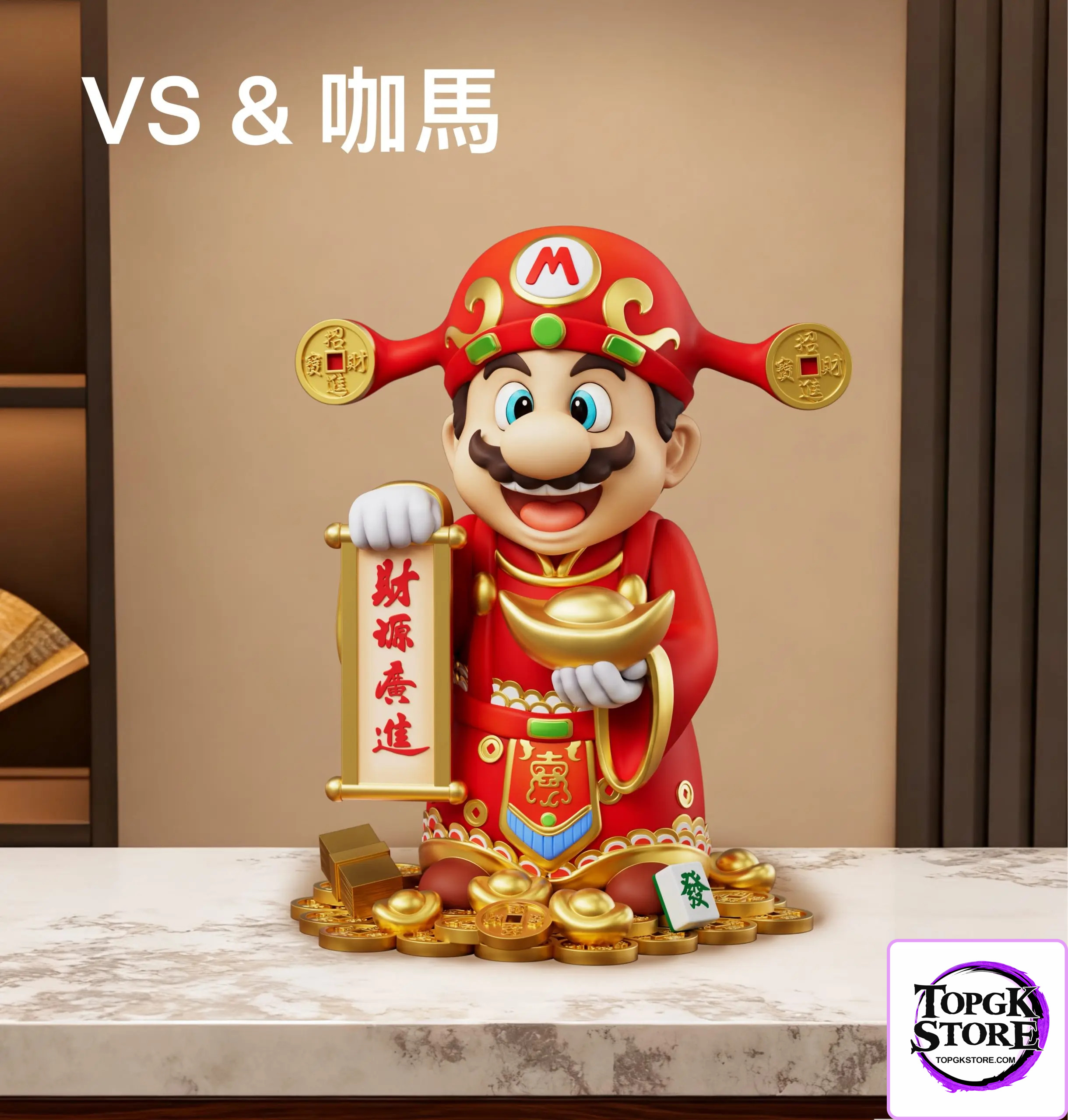 Ka Ma Mo Wan Studio X VS Studio – Fortune Mario Super Mario - Photo 3 | TopGKStore
