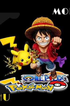 A+ Studio – Pokémon & One Piece Luffy Resonance Series Pikachu & Luffy - Photo 1 | TopGKStore