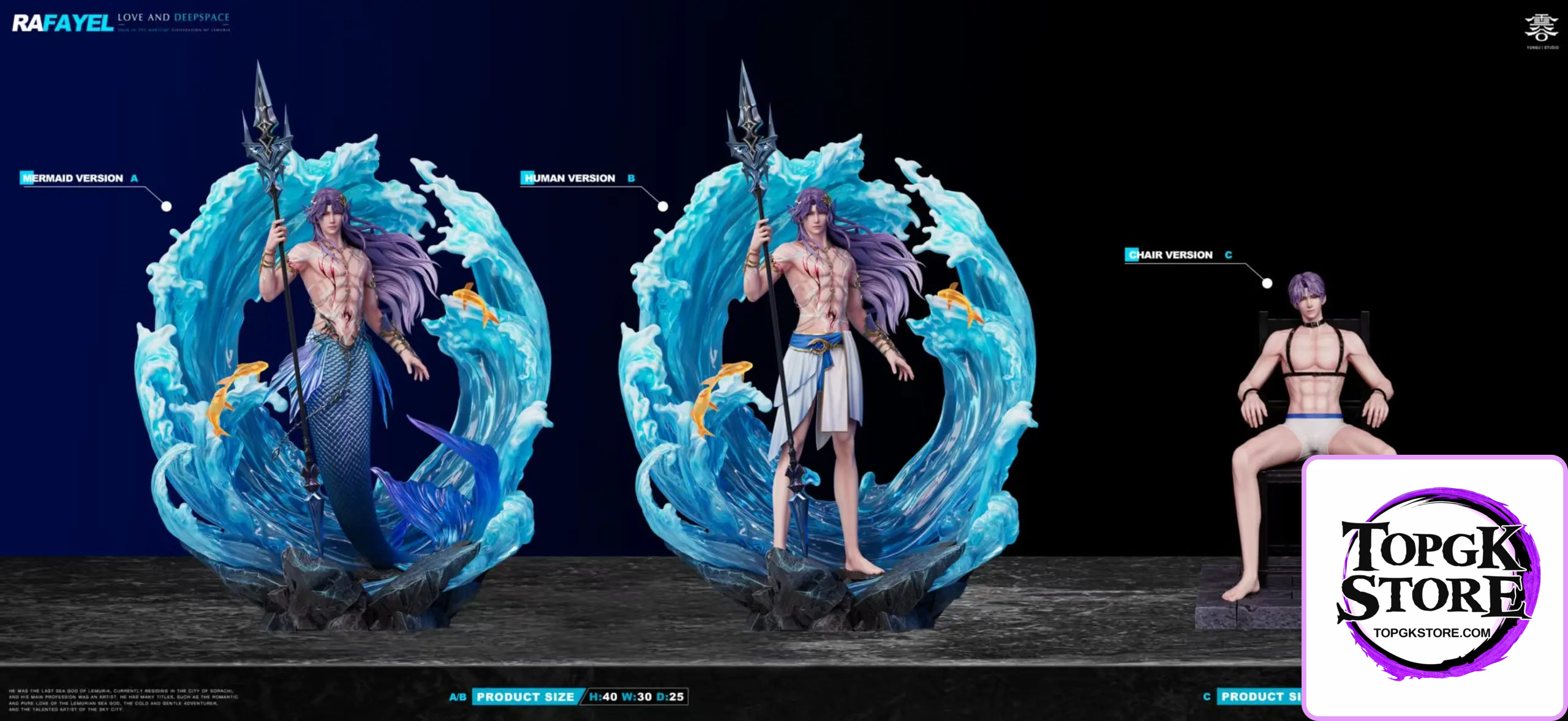 Yun Gu Studio – Love and Deepspace 1/6 Statue Mermaid Rafayel - Photo 21 | TopGKStore