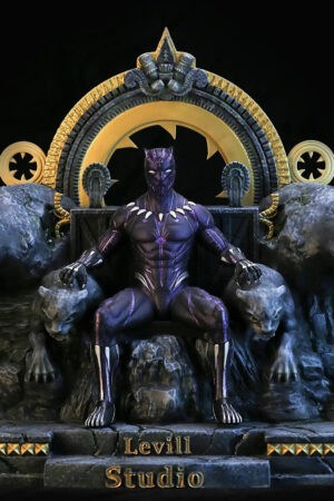 Levill studio – Black Panther on Throne - Photo 1 | TopGKStore