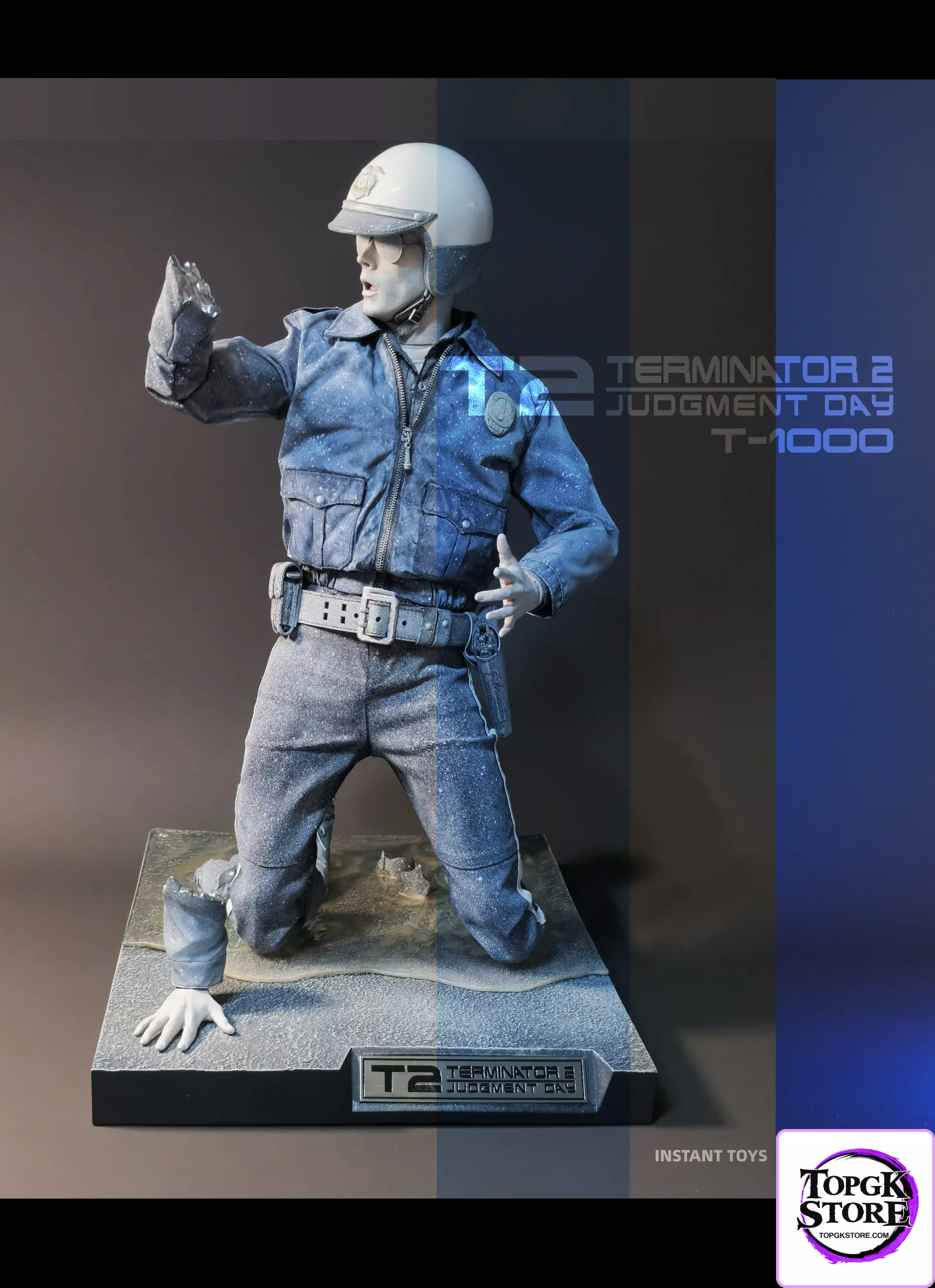 Instant Toys – Terminator 2 Judgment Day Frozen T-1000 Action Figure - Photo 1 | TopGKStore
