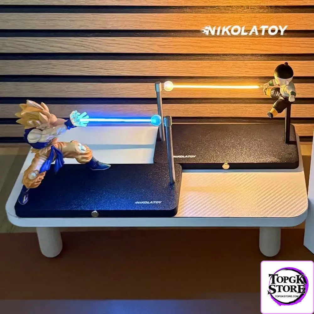 NIKOLATOY Studio – Dragon Ball Son Goku and Chaoz Magnetic Suspended Creative Night Light - Photo 1 | TopGKStore