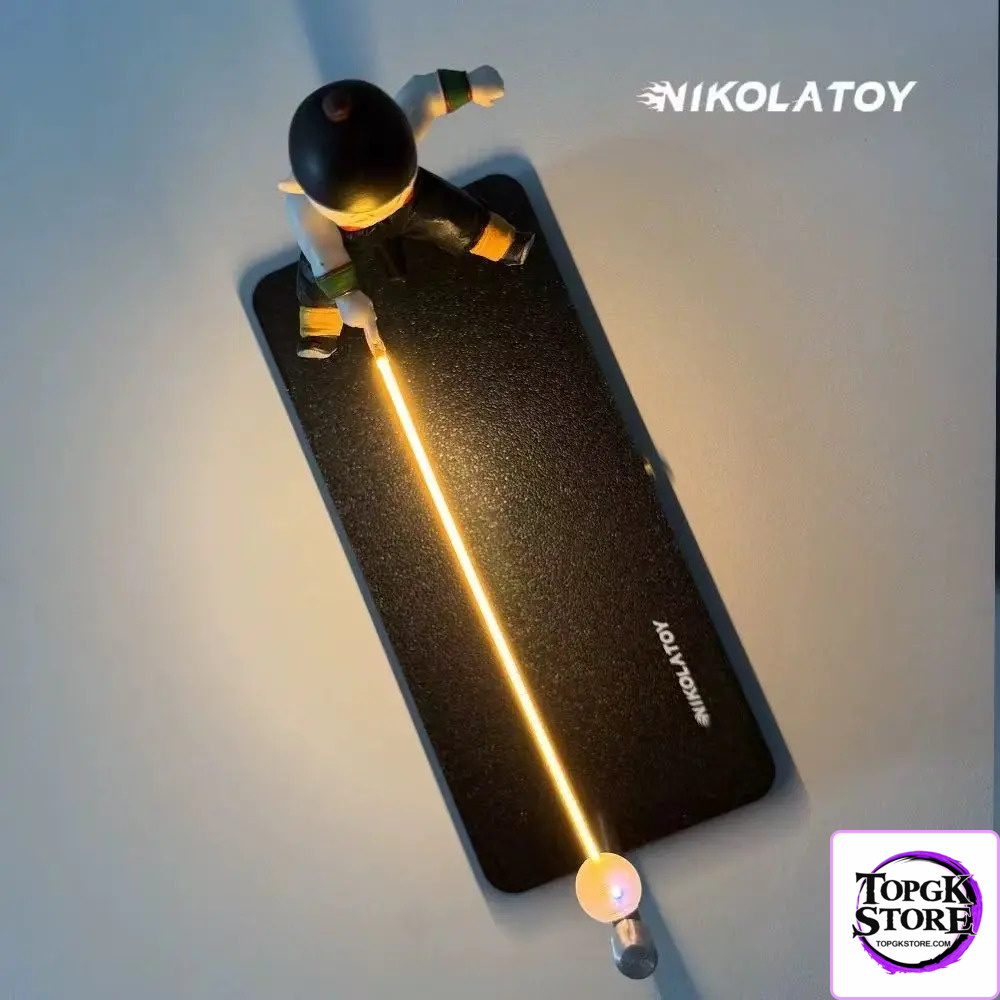 NIKOLATOY Studio – Dragon Ball Son Goku and Chaoz Magnetic Suspended Creative Night Light - Photo 3 | TopGKStore