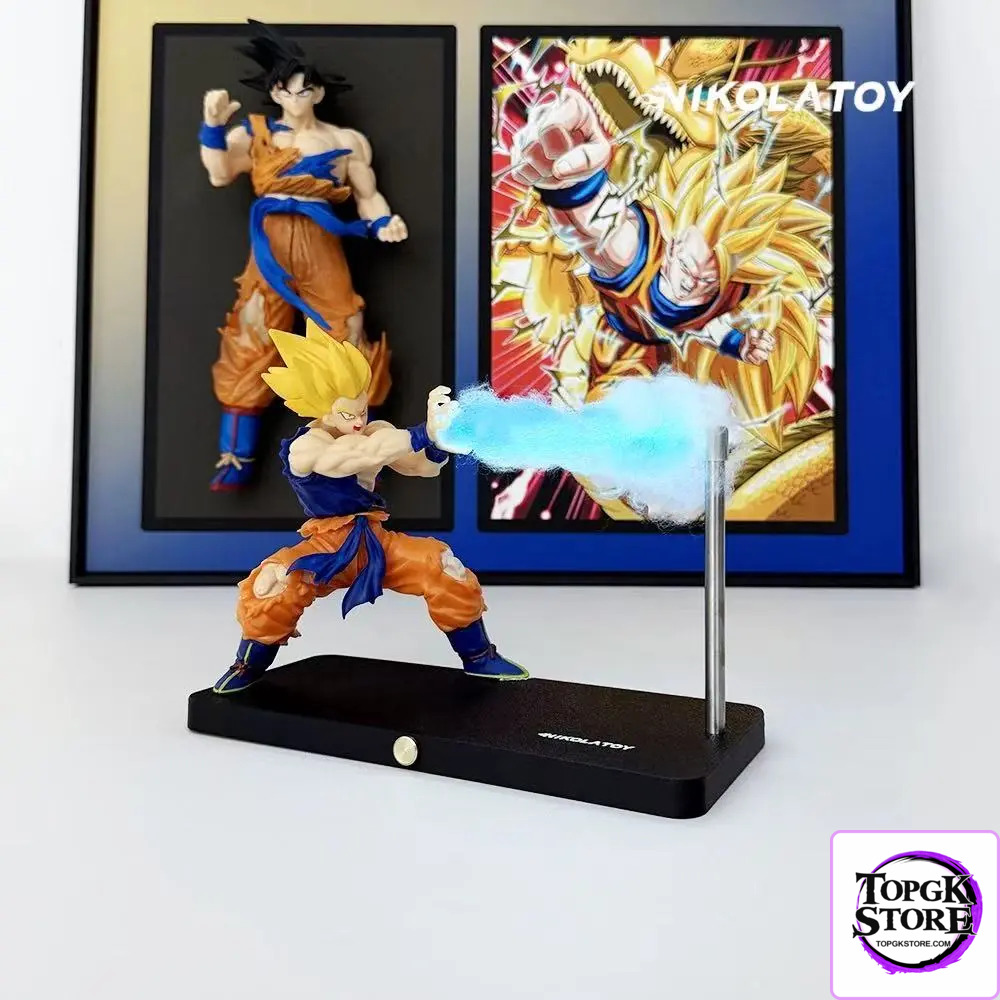 NIKOLATOY Studio – Dragon Ball Son Goku and Chaoz Magnetic Suspended Creative Night Light - Photo 7 | TopGKStore