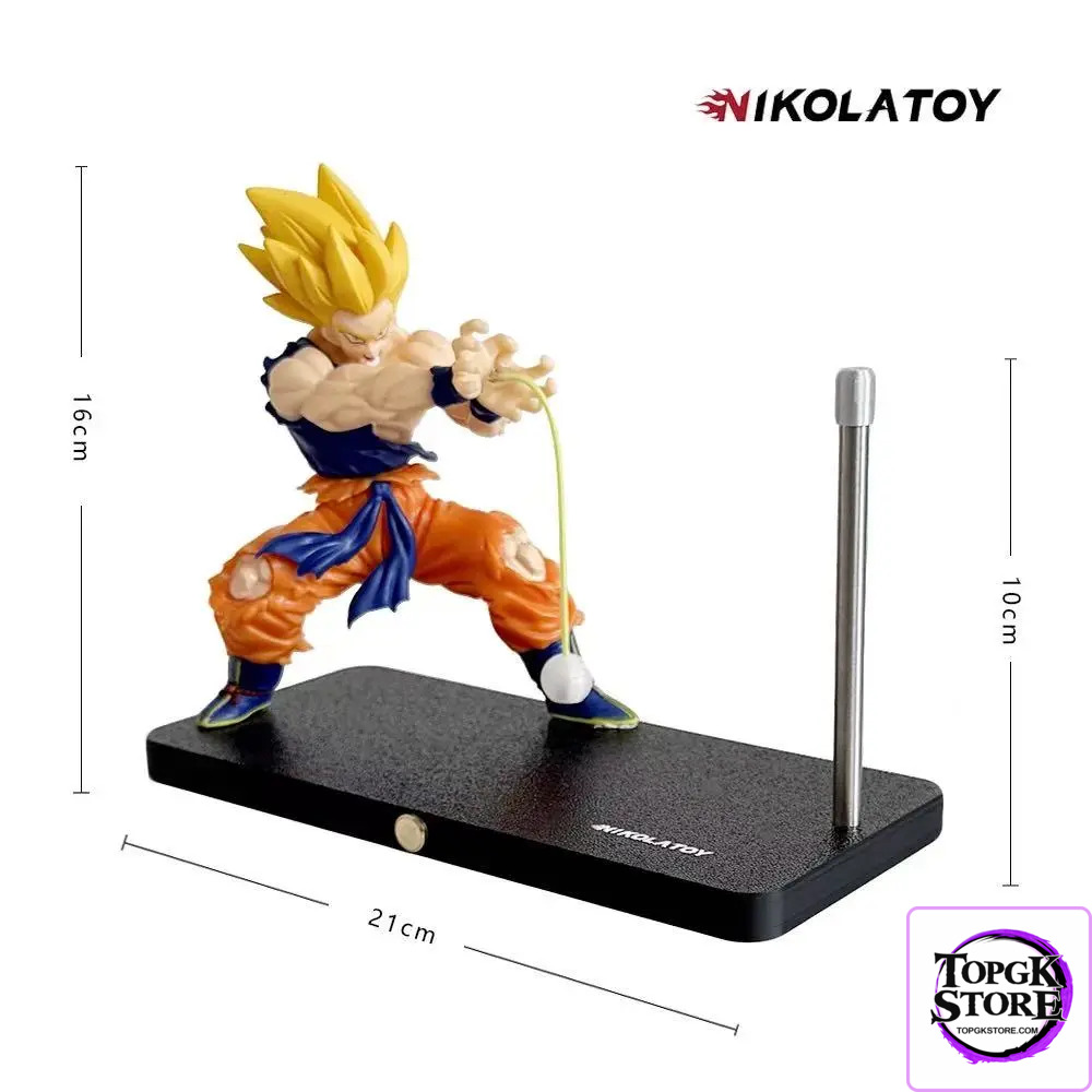 NIKOLATOY Studio – Dragon Ball Son Goku and Chaoz Magnetic Suspended Creative Night Light - Photo 8 | TopGKStore