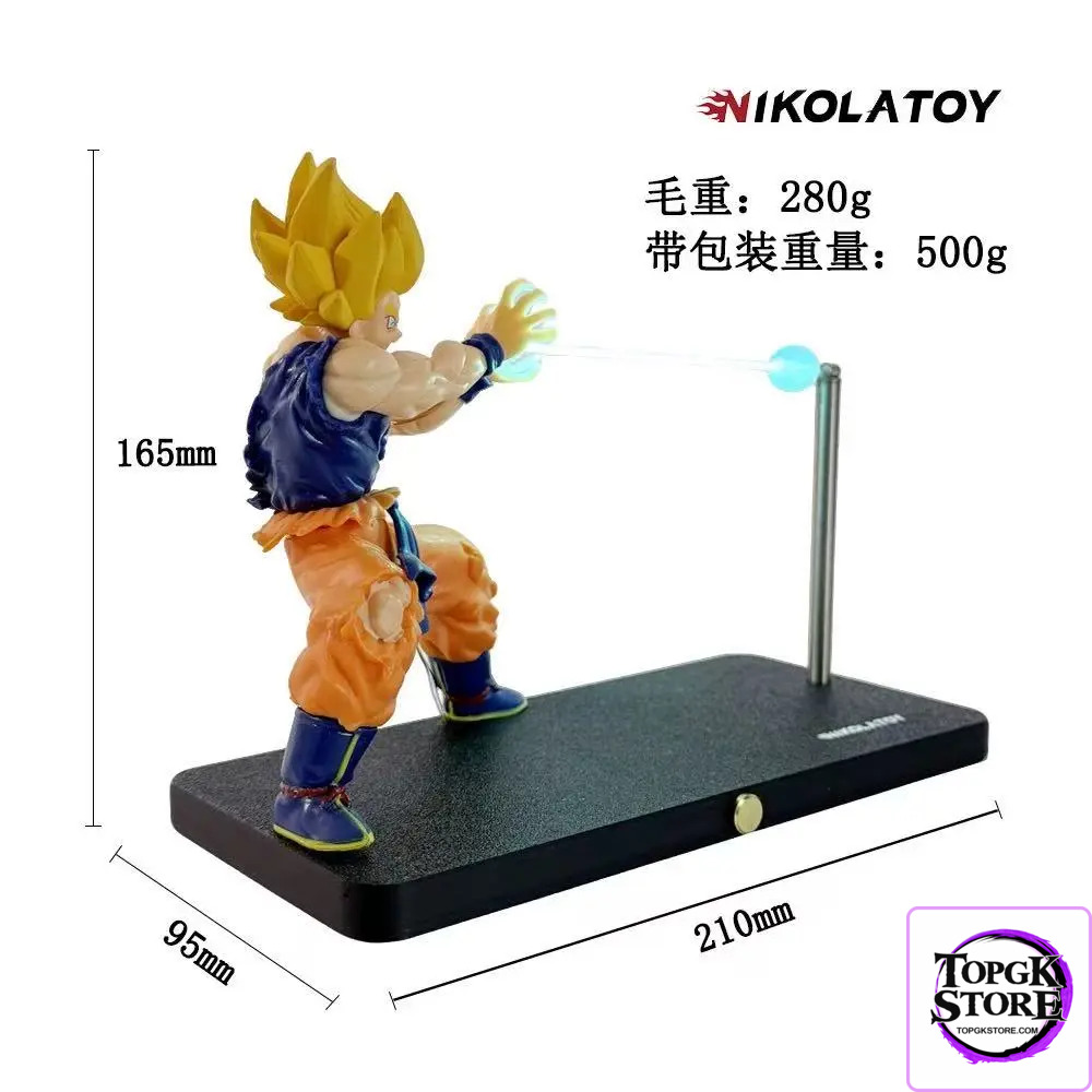 NIKOLATOY Studio – Dragon Ball Son Goku and Chaoz Magnetic Suspended Creative Night Light - Photo 9 | TopGKStore