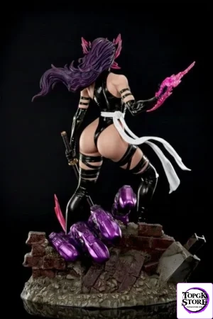Alternative view of C4studio Custom Collectible - Psylocke Marvel 1/4 Scale black version