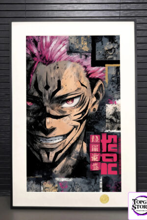 H-TWO Studio – Poster Sukuna Itadori Yuji Anime Decorative Painting Jujutsu Kaisen - Photo 1 | TopGKStore