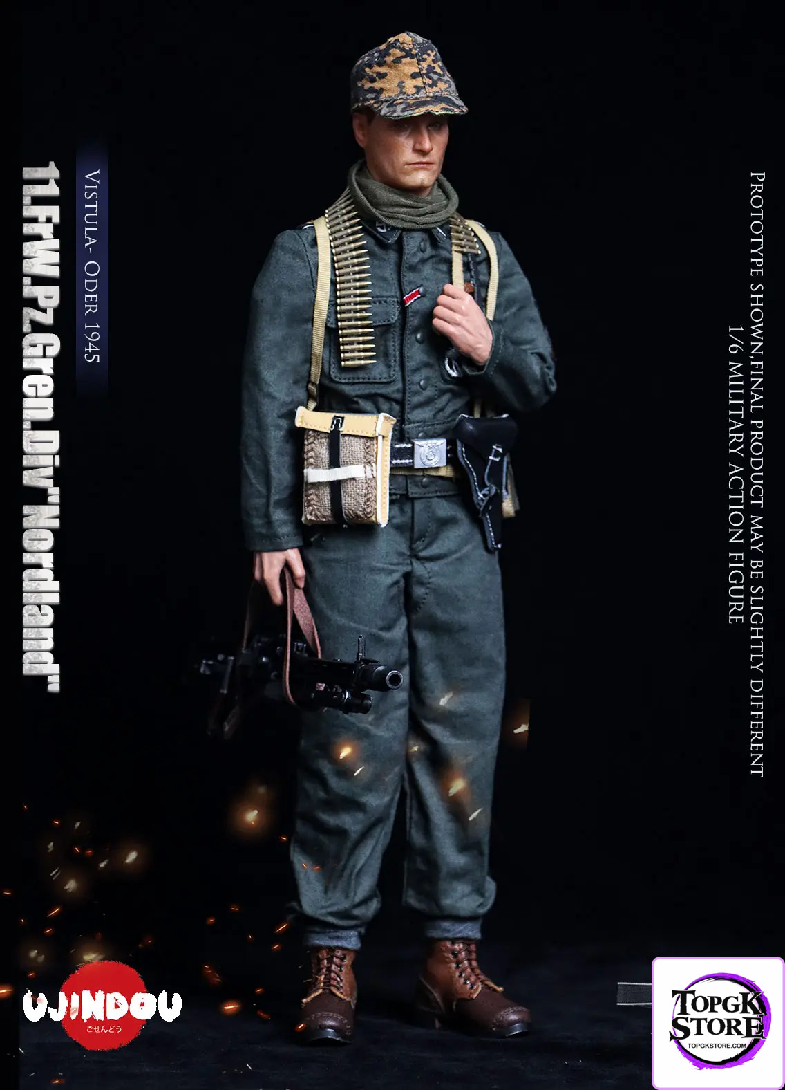 UJINDOU – 1/6 WWII 11. FrW. Pz. Gren. Div “Nordland”, Vistula – Oder 1945 UD9051 (Licensed) - Photo 2