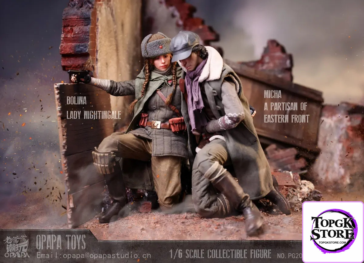 OPAPA TOYS – Call of Duty 1/6 Misha Petrov Partisan of Eastern Front PG202503 Ruins PG202506 - Photo 4 | TopGKStore