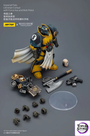 JOYTOY – Imperial Fists Legion Praetorin Tartaros Terminator Armour X Librarian Consul JT03295 JT03301 (Licensed) - Pho