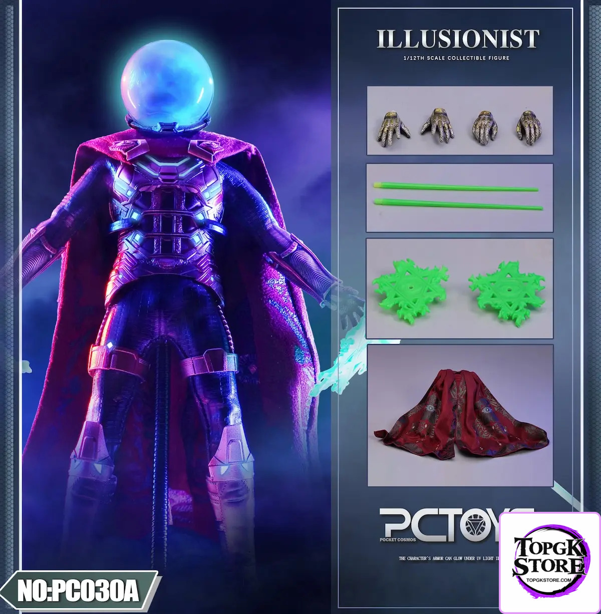 PCTOYS Studio – 1/12 Mysterio Standard Edition & Deluxe Edition PC030A PC030B - Photo 10 | TopGKStore
