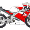 Hasegawa – 1/12 Yamaha TZR250 (3MA) LATE VERSION (1990) & 1/12 Suzuki RG500 Gamma Early Type Plastic Model (License
