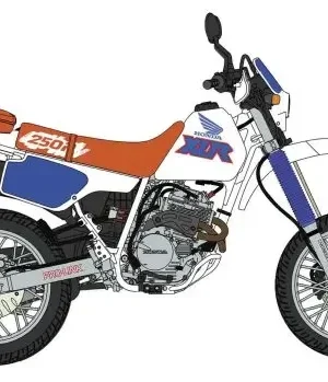 Hasegawa - 1/12 Honda XLR250R (MD22) (1991) "MOTARD CUSTOM" (Licensed) - Photo 1 | TopGKStore