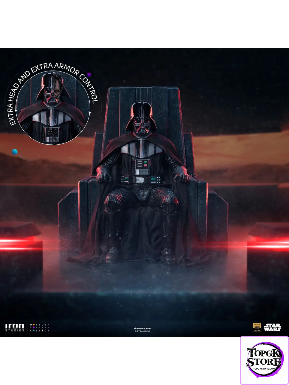 Iron Studio – Star Wars 1/10 Darth Vader Statue (Licensed) - Photo 1 | TopGKStore