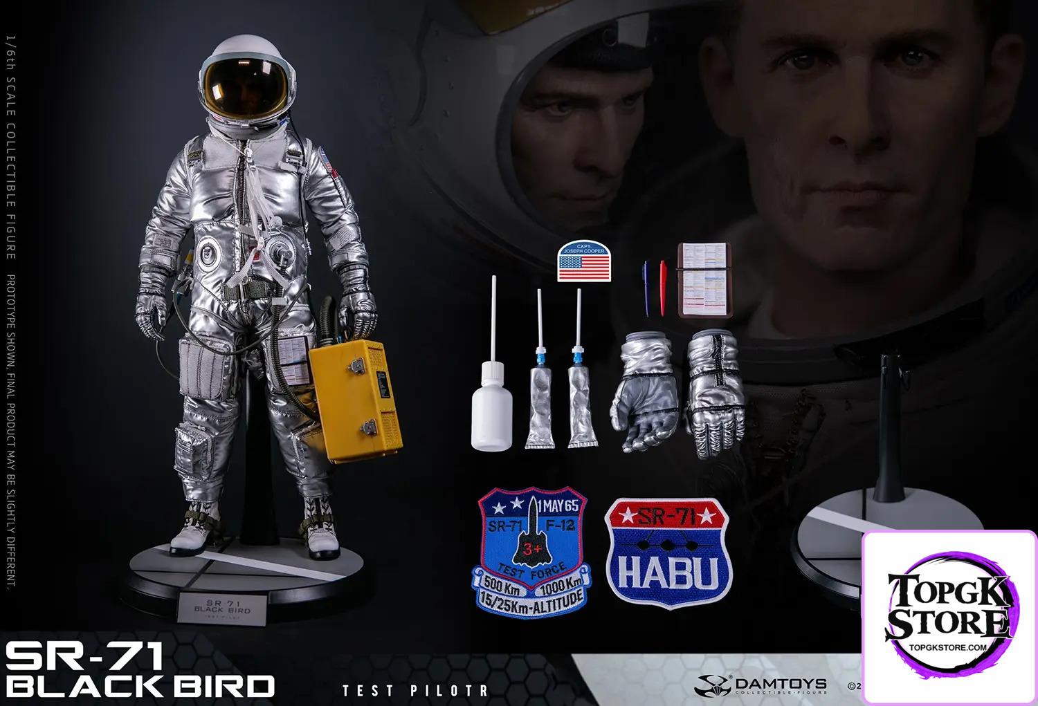 DAMTOYS – 1/6 Scale SR-71 Blackbird Test Pilot NO.78109 (Licensed) - Photo 16 | TopGKStore