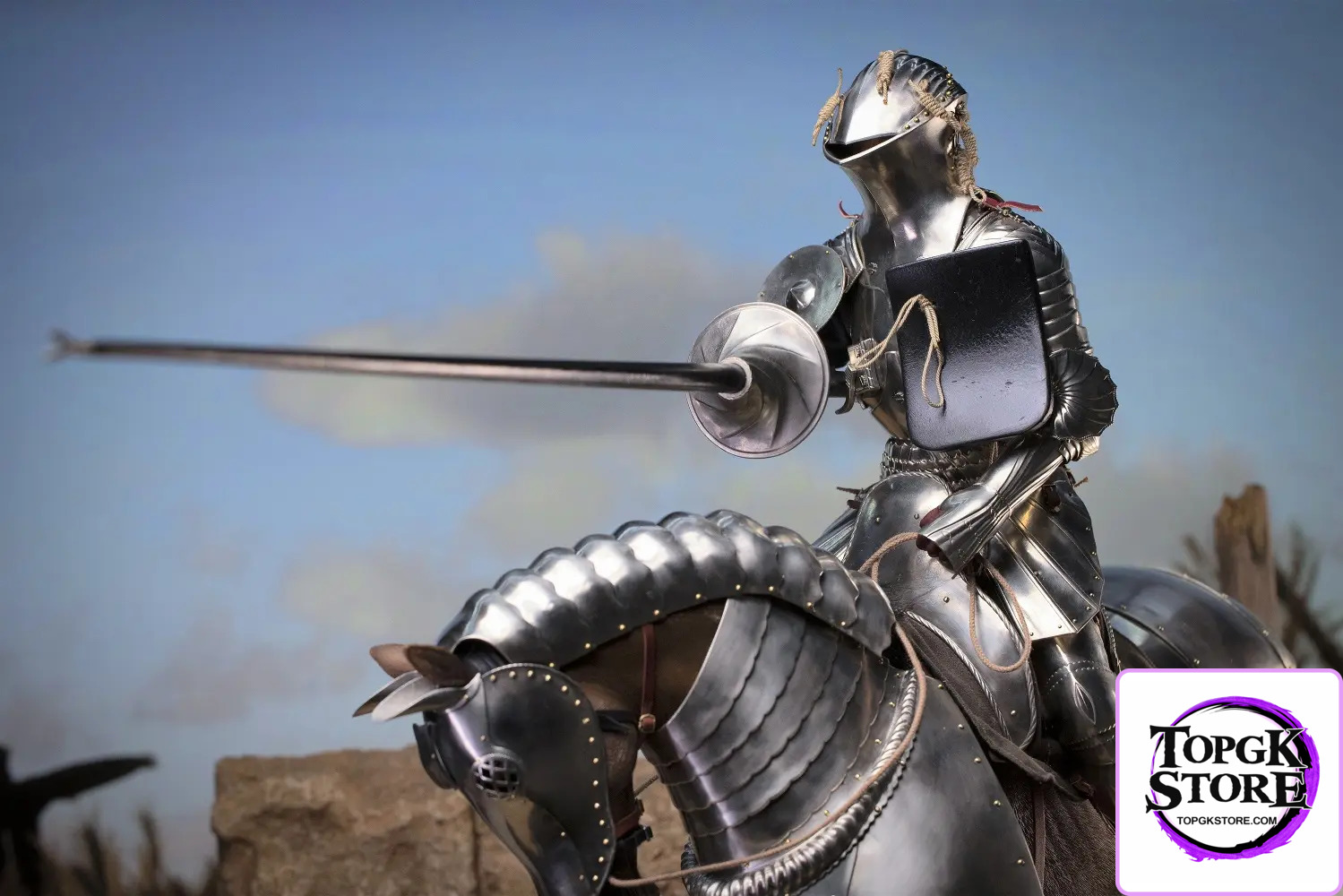 BA QIAN Studio – Original Medieval Knight Frog-mouth helm (white copper version) BQ-001 (Licensed) - Photo 2 | TopGKSto